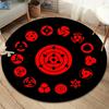 Naruto Round Area Rug Carpet Rug For Living Room Bedroom Sofa Playroom Decor Nonslip Floor Mat