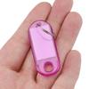 10pcs Coloful Key Tags Plastic Split Key Ring Paper Labels Clear Windows Flexible Key Organizer DIY Item Identifiers Luggage Tag