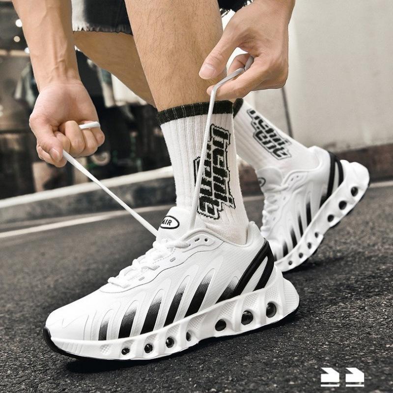 Running Shoes Eight-Cavity Cylindrical Men'S And Women'S Sports Shoes Student Low-Top Couple Casual Fashion Running Shoes