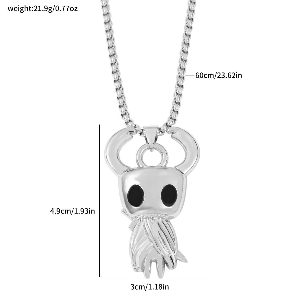 Modeschmuck-Accessoires für Gamer, Halskette im Hollow Knight-Design, beliebte Spiel-Silk Song Hip-Hop-Halsketten-Accessoires