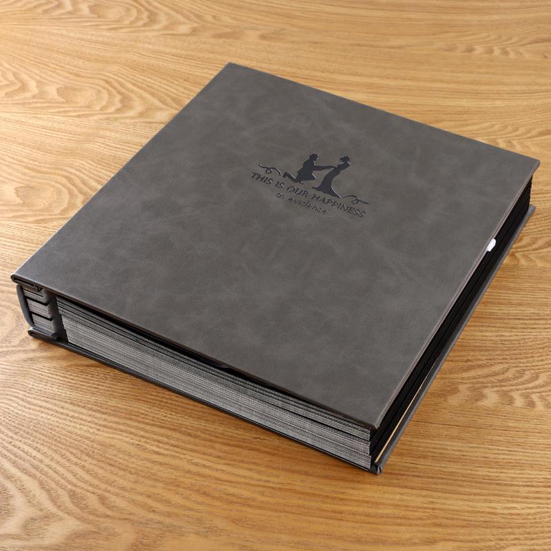 DIY Handmade Photo Album: Large Capacity, Self-Adhesive Scrapbook for Family Memories