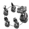 5 IN 1 7D Men's Rechargeable Bald Head Electric Shaver 7 Floating Cutter Beard Nose Ear Hair Trimmer Men Facial Cleaning Brush