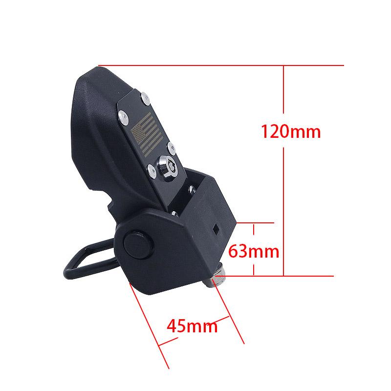 For Jeep Wrangler  JL 2018+ Hood Lock Car Hood Lock Hood Modification Accessories