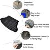 For Toyota Prius XW50 2016-2022 2018 Car Rear Trunk Mat Part Luggage Tray Waterproof Boot Floor Liner Pad Cargo Cover Accessorie