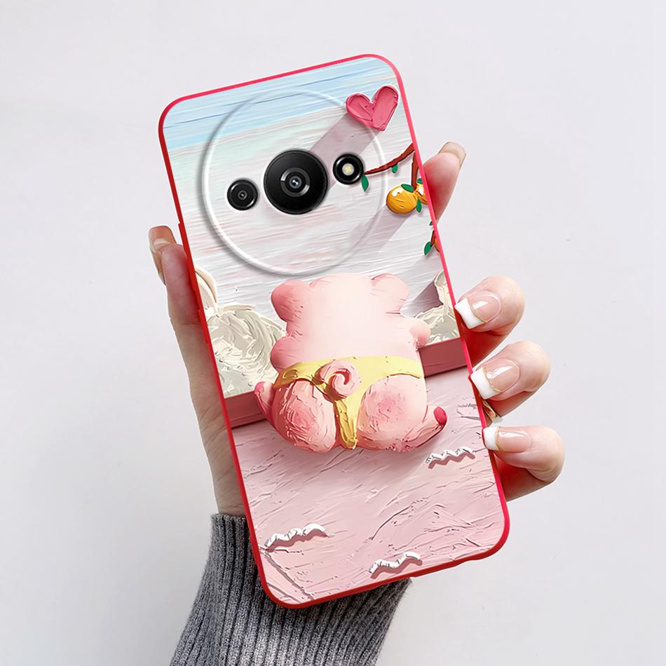 Astronaut Case For Xiaomi Redmi A3 Phone Case Etui Redmi A3 global version Cover Soft Silicone Redmi A3 A 3 RedmiA3 Funda Pouch