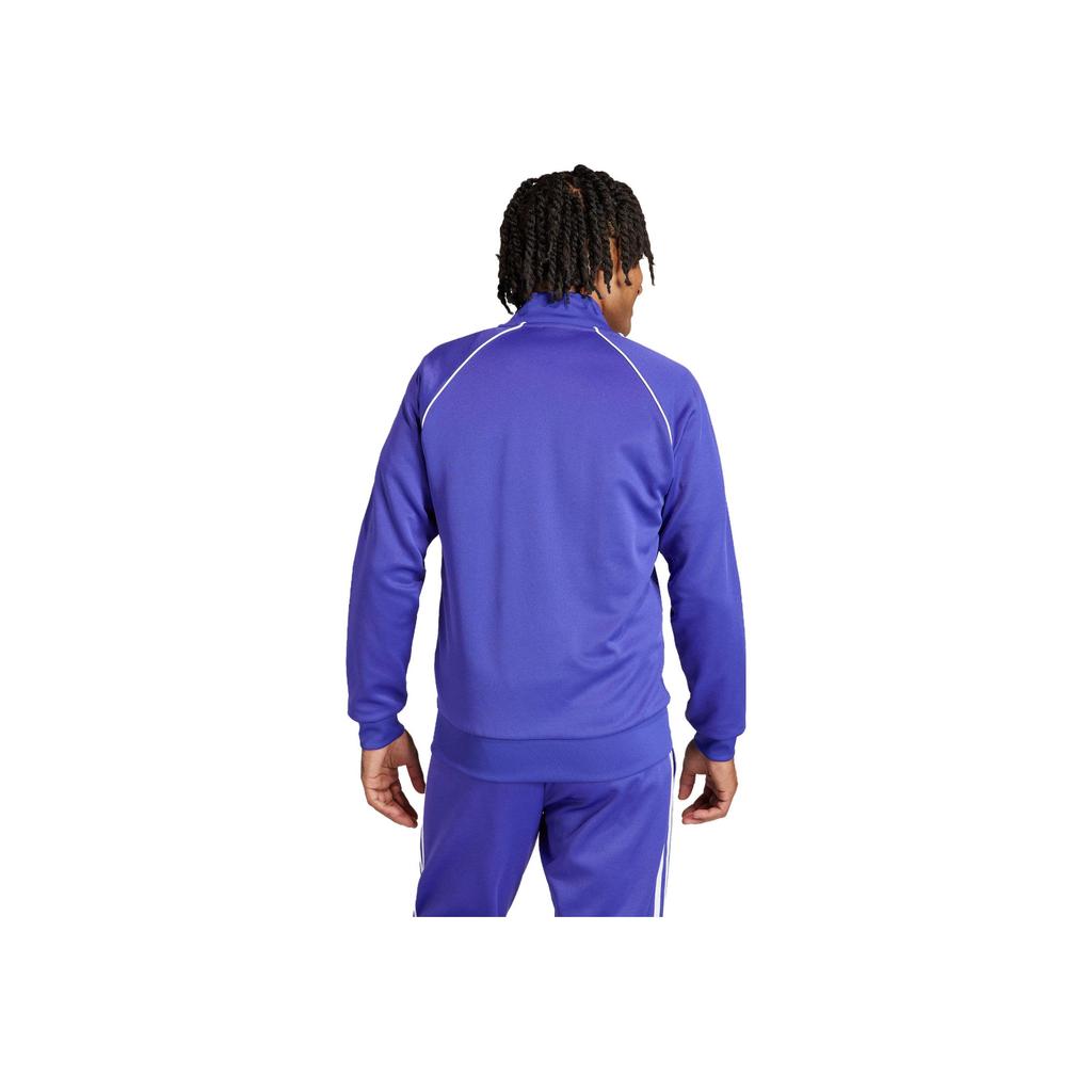 Adidas Originals Logo Print Straight Fit Comfortable Breathable Jacket Men Jacket Blue IR9885