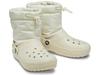 Botas Crocs Classic Lined Neo Puff Talla 28cm, Unisex, Hueso,