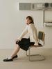 Tinknit Cotton Tweed Knit Cardigan_ Ivory