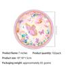 Butterfly Party Tableware Set: Plates, Napkins, Tablecloth for New Year, Spring, and Birthday Celebrations.
