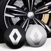 4Pcs 56mm Car Wheel Center Caps Hubcap Cover Stickers For Renault Megane 3 2 4 Clio4 5 Captur Trafic Scenic2 Austral Kangoo QM6