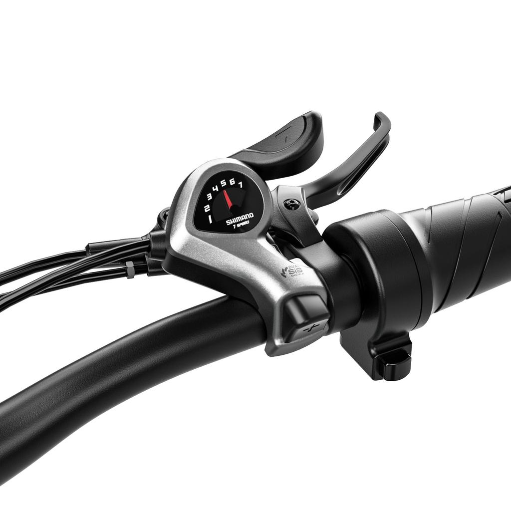 JOOBIKE JOO1 Electric Bike, 1000W Motor, 48V 17.5Ah Battery, 26×3.0'' Fat Tires, 7-Speed, Hydraulic Brakes, LCD Display, 90km Range, 45km/h, Green