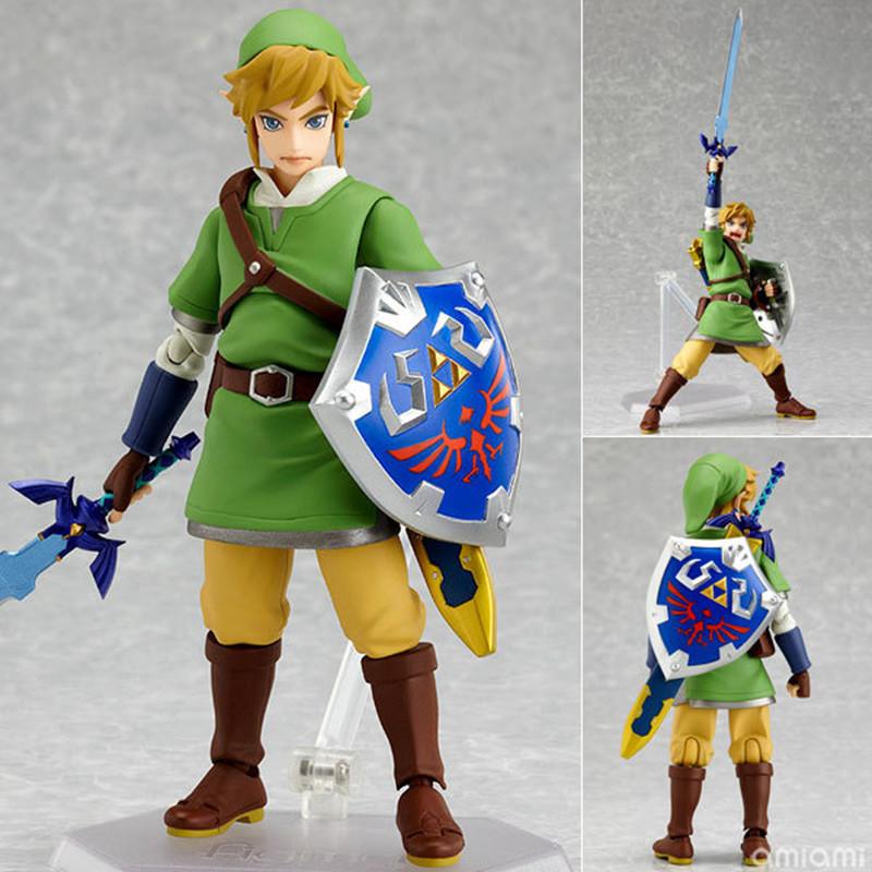

Легенда о Zelda Skyward Sword 14см Ссылка Действие Фигура Figma 153 Сменные аксессуары ПВХ Модель