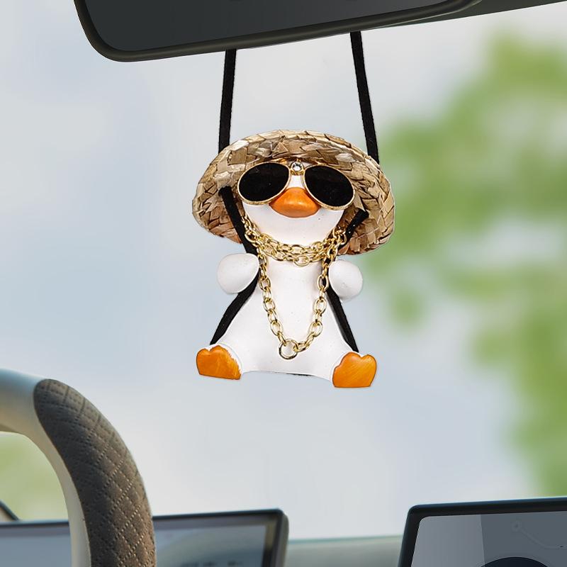 Car Pendant Swing Duck Car Rearview Mirror Pendant Car Pendant Car Pendant