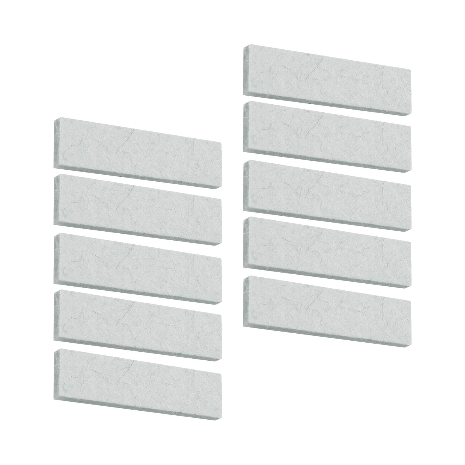 10 шт. Тормозные колодки для велотренажера, сменный аксессуар, сменный войлок белый