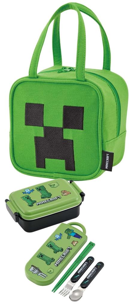 Skater Sweatshirt Minecraft Creeper Die-Cut Bag, Design, KNBD1-A