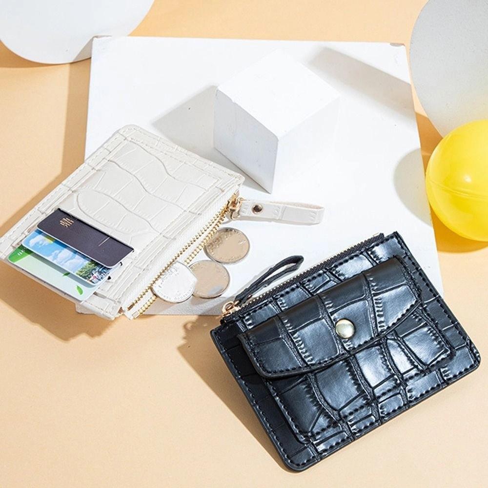 Bus Card Case Fashion Money Bag Korean Card Holder PU Leather Purse Wallets Women Coin Purse
