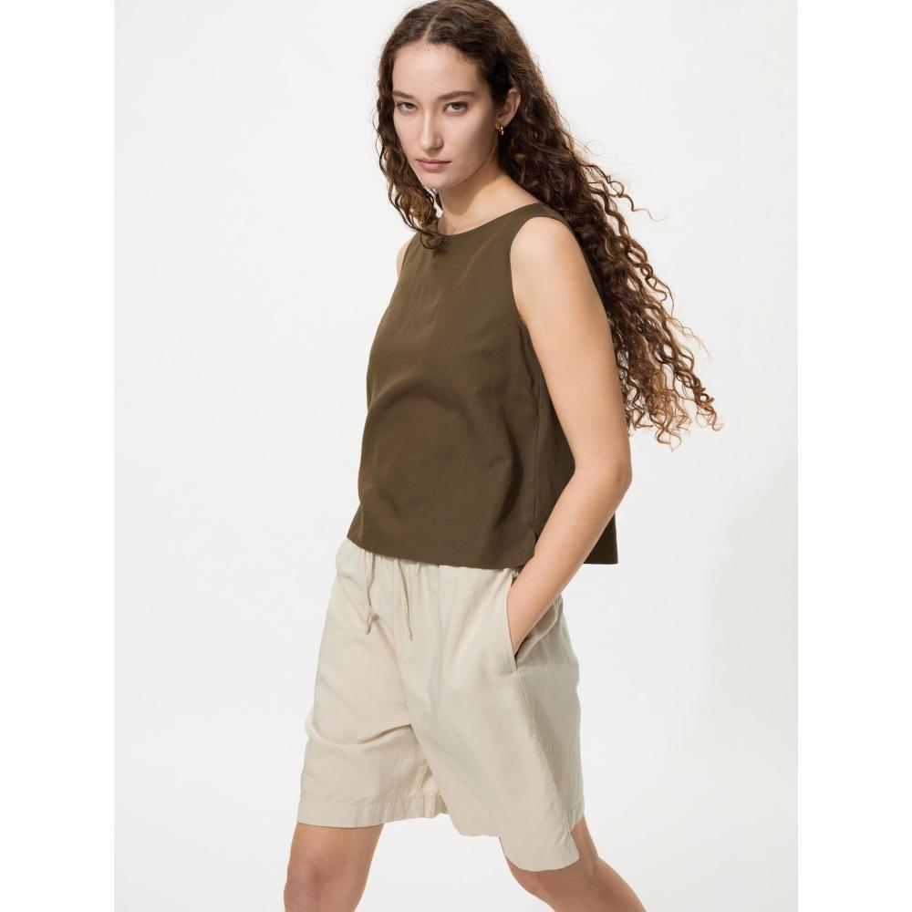 Uniqlo Japan Linen Blend Easy Shorts