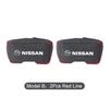 Car Logo Seat Safety Belt Buckle Cover Interior Accessories For Nissan Qashqai J11 J12 Sylphy N7 Teana Note Navara Juke GTR Leaf Y12