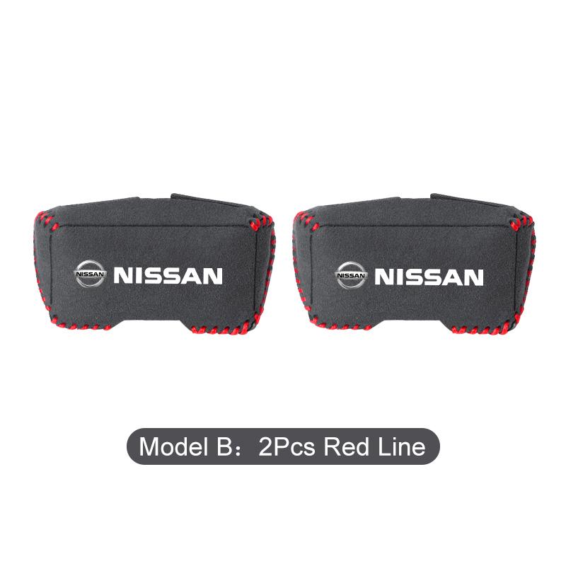 Car Logo Seat Safety Belt Buckle Cover Interior Accessories For Nissan Qashqai J11 J12 Sylphy N7 Teana Note Navara Juke GTR Leaf Y12