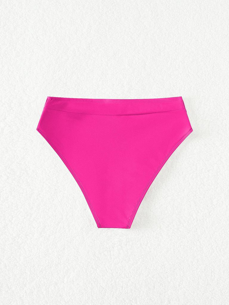 Σέξι Μαγιό Μπικίνι Μονόχρωμο Ευρωπαϊκού & Αμερικανικού Στυλ 2025 με Σορτς για Γυναίκες