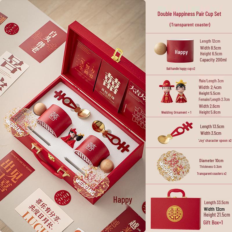 

Newlywed Cup Set: Engagement & Wedding Party Favors for Couples and Friends