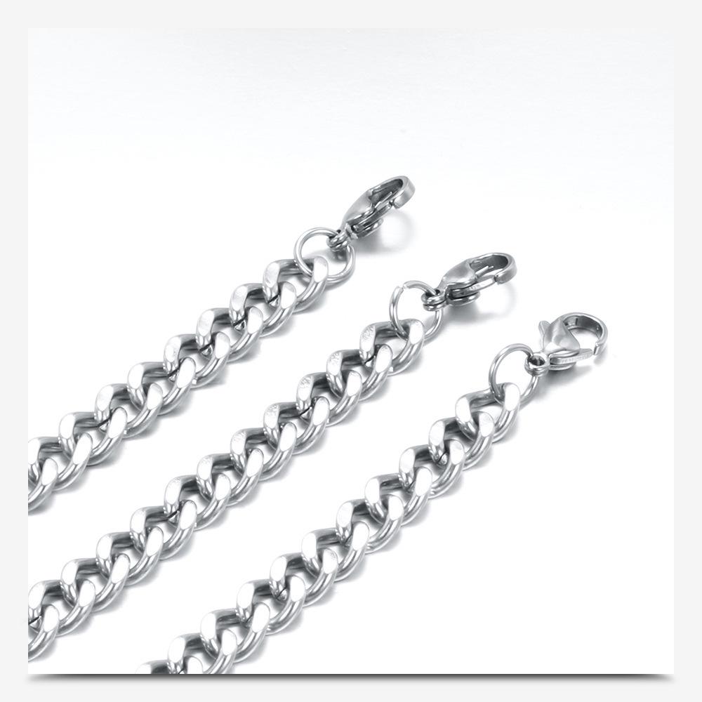 His Queen, Her King Stainless Steel Couple Bracelet with Diamond Inlay