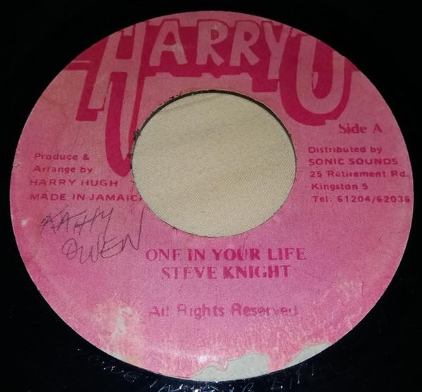 

7inch Record STEVE KNIGHT 8 One In Your Life NONE Harry U Jamaica Reggae Ska Dub Used