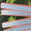 3 Pcs Metal Ruler with Double-Sided Scale Stainless Steel Rulers Suitable for Students Architects Teachers Drawing