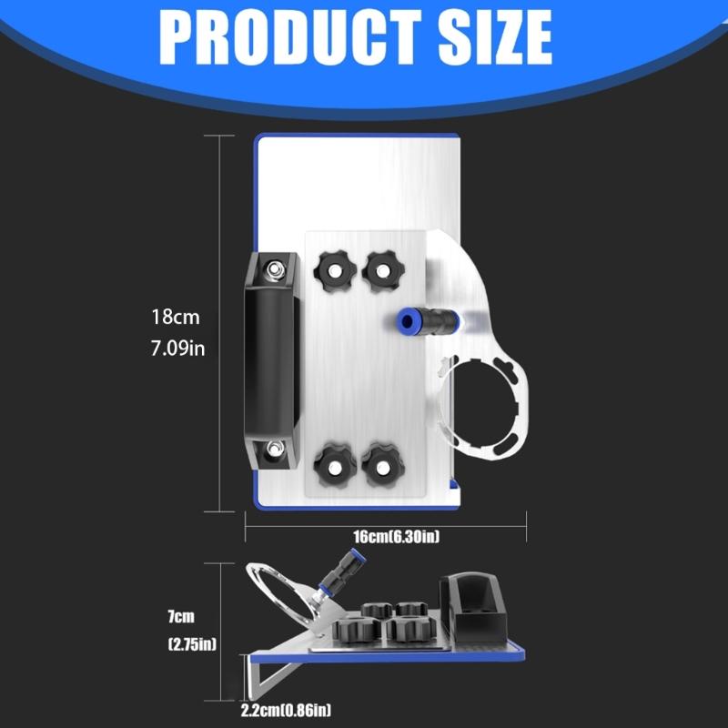 Professional Tile Cutter Attachments For 100-Type Angle Grinders Metal Construction Adjustable Guide