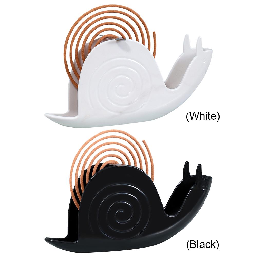 Snail Shape Incense Holder Fireproof Mosquito Coil Burner Household Mosquito Coil Holder for Table Decorations Gifts