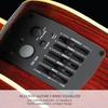 5-Band EQ Acoustic Guitar Preamp Metal+Plastic Piezo Pickup System  For Guitar
