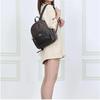 Coach Gericht Canvas Leder Rucksack Groß Damen Schwarz / Braun (Unisex) Rucksäcke 5671 IMAA8