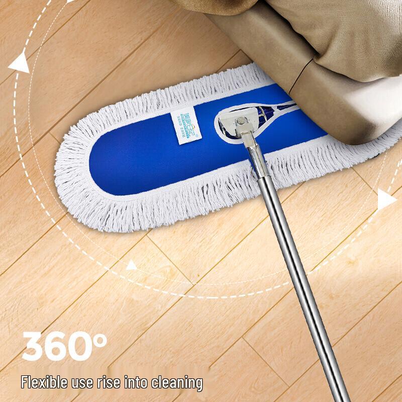 Meijia Daily Commercial Flat Dust Mop & Replacement Heads