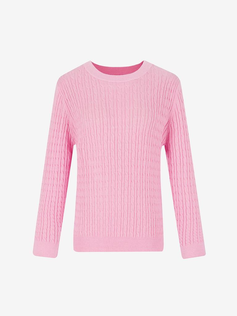 MERCIANNES Basic Cable Round Neck_Ma9Lkn1