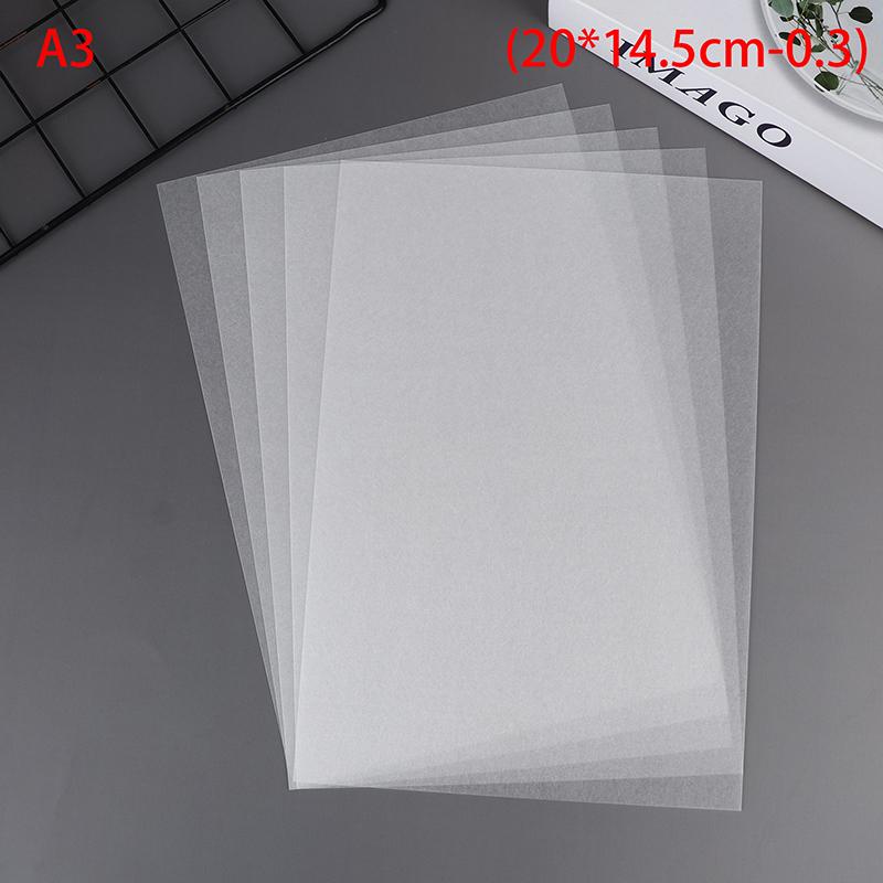 5Pcs Shrink Plastic Sheets Thermal Heat Shrink Film Translucent Sheets Blank Shrink Art Film Paper For Diy 14.5X20Cm 20X29Cm
