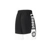 Li-Ning Badfive Basketball Series Letter Print Quick-Dry Spliced Sports Shorts Men Bottoms Black AAPS127-1