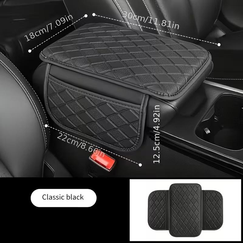 Universal Car Armrest Box Booster Pad, Car Armrest Mat, High-Grade Memory Foam Elbow Support, Armrest Storage