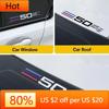 New Hots E60 For BMW 3 5 7 Series F48 F39 G42 G30 G20 G26 F10 F06 F30 F13 G32 E46 G90 M Car Triangle Window Decoration 50 Anniv