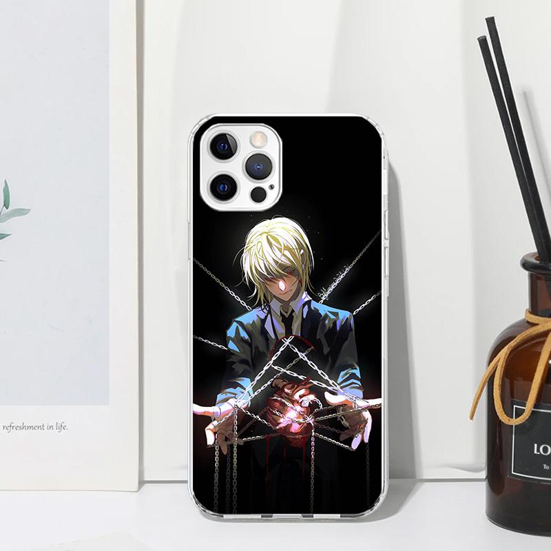Huner X-Hunters Kurapika Phone Case For Iphone 17 Air 16 15 Plus 16E 14 Pro Max 13 Mini 12 11 7 8 SE Fundas Soft Back Cover 17 A