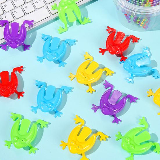 1 Set Bounce Parent-Child Jump Frog Toys Fun Competition Interaction Multiplayer Kids Frog Toys Toys