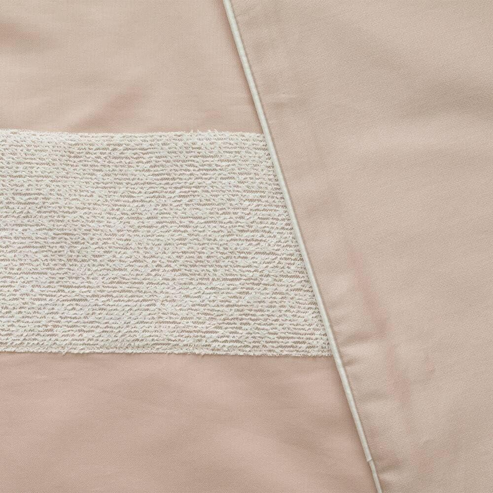 Nitori High-Density Satin Duvet Cover Double Size Rose Cotton No-Tie N-Grip Easy Fit Quilt Cover 190x210cm