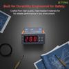 Termostato Digital Duplo Controle de Temperatura e Umidade 1210W Termômetro Higrômetro Controlador de Incubadora 220V 12V 24V