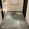 High Density Short Pile Door Mat Dust Proof Carpet Geometric Large Rugs for Bedroom Chair Floor Decoration