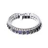 Jbans Classic Soft Round 6 Cube Stone 590 Surgical Steel Bracelet Set (C2001-Se139_Bk)