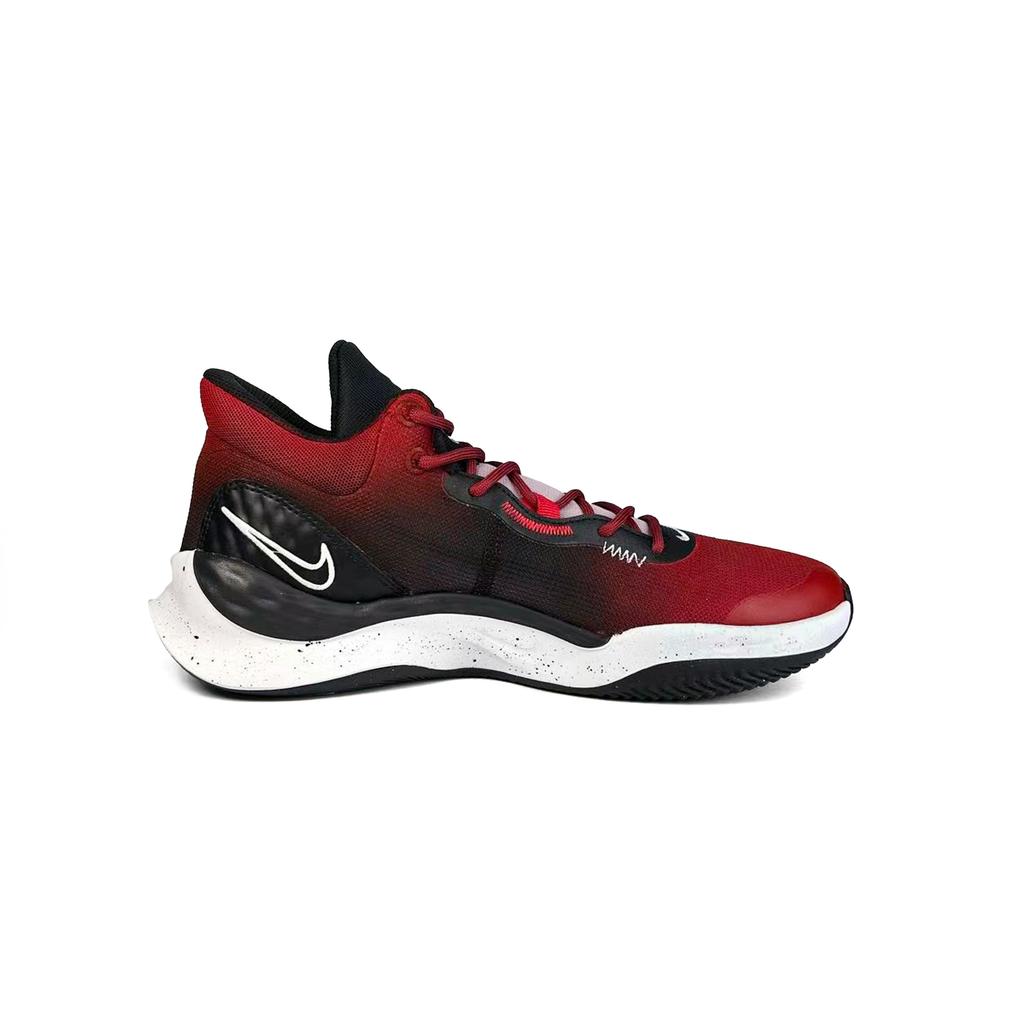 Nike Renew Elevate 3 Fabric Low top Basketball Shoes Men's Black Red DD9304-500