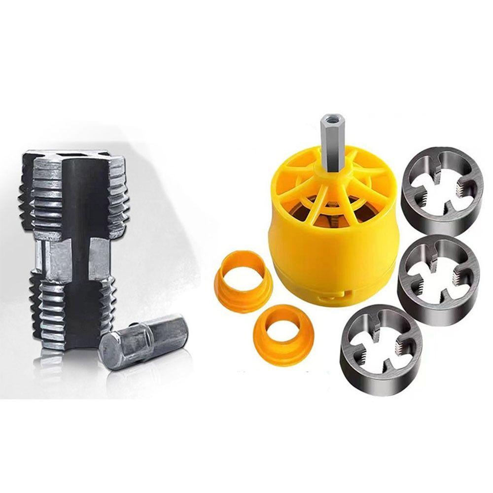 Threading Water Pipe Threading Device Plumbing Pipe Threader Tap  Pumps Pipes