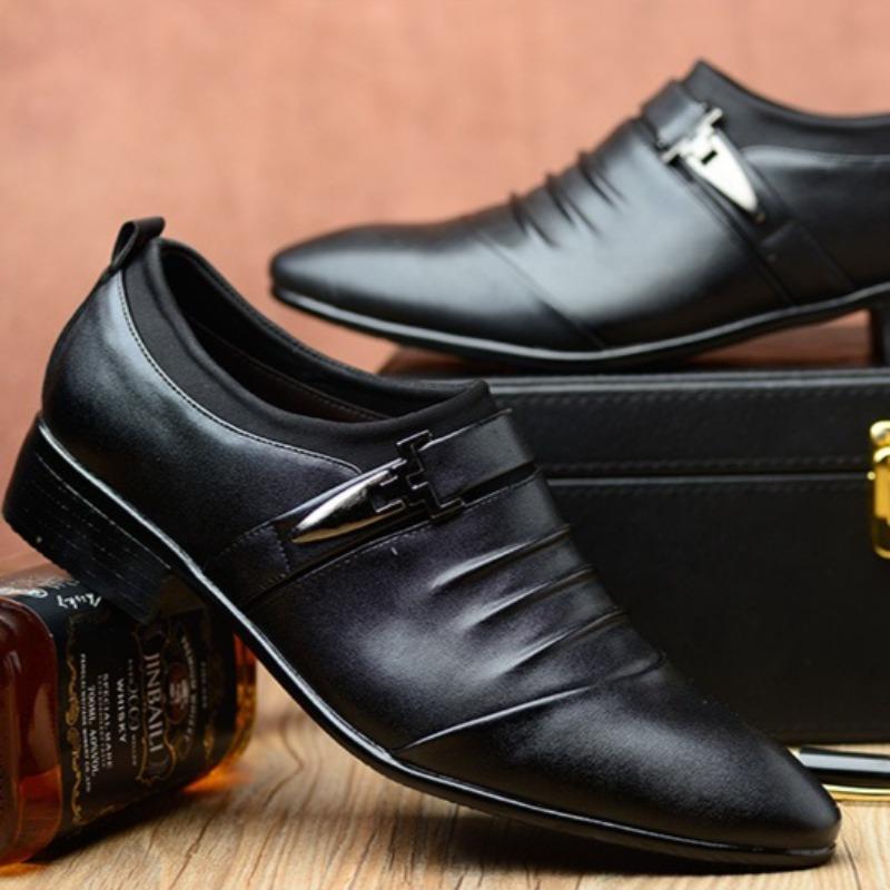 Fashion High-quality Large Size Dress Mens Leather Shoes Office Business Casual Male Shoes Luxury Designer Elegant Classic Men for Shoes