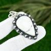 Friendship Day Deal Natural Howlite Bezel Pendant Jewelry 925 Sterling Silver