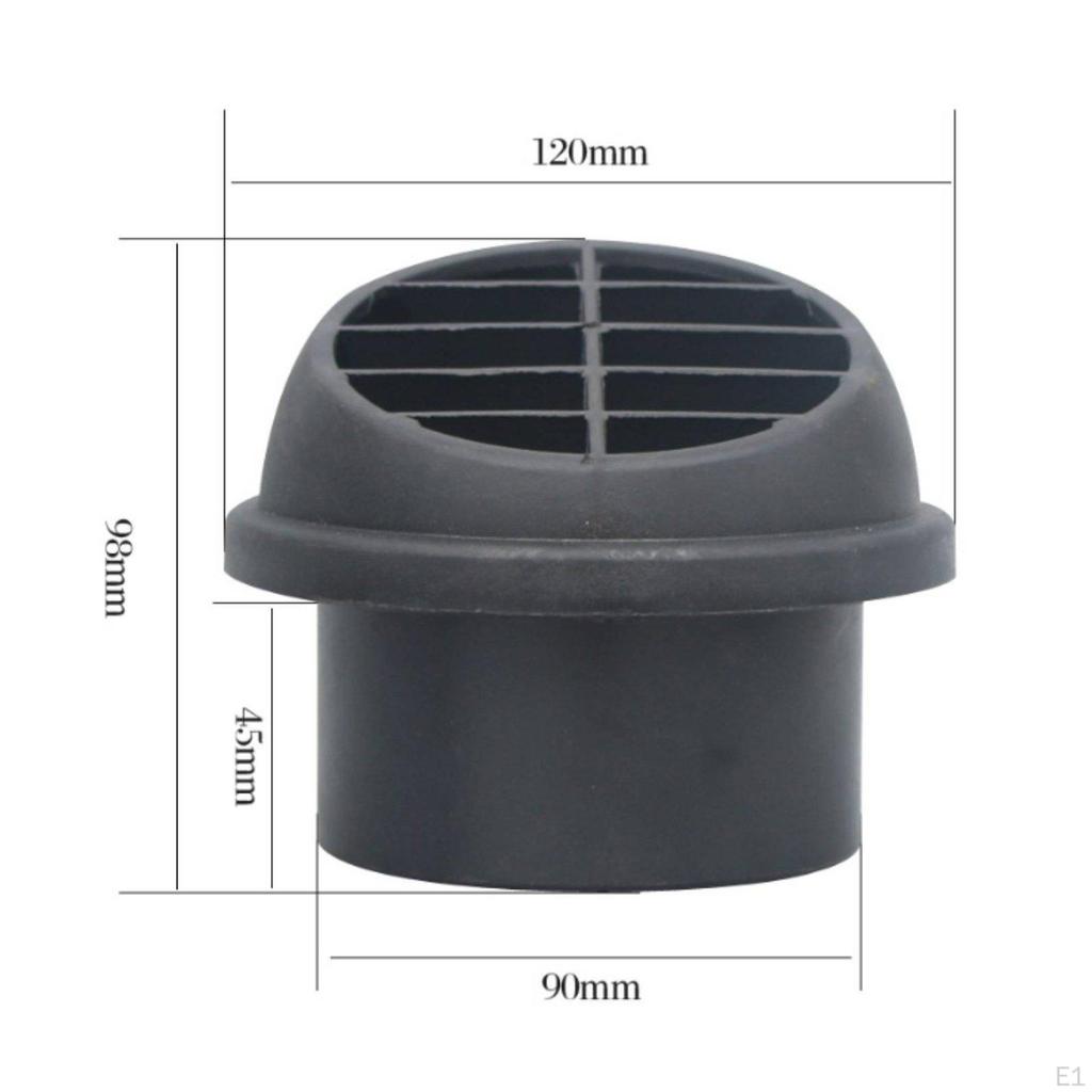 90 Mm Vent Outlet Rotatable Rotating Air Easy Install Vehicle Accessory