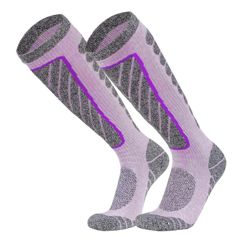 Quick-Drying Cross-Border Ski Socks for Men & Women - Terry Sports & Mountaineering Socks, Towel Bottom Snow Socks